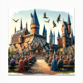 Hogwarts school of Witchcraft 2 Canvas Print