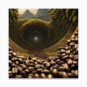 Coffee Beans 168 Canvas Print