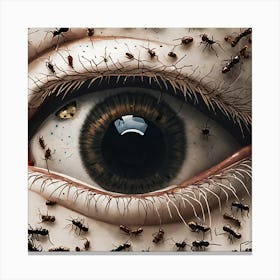 Ants In The Eye Canvas Print