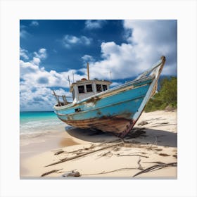 Once Adrift, Now Ashore Canvas Print