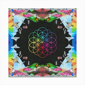 Coldplay Album Fanart 7 Canvas Print