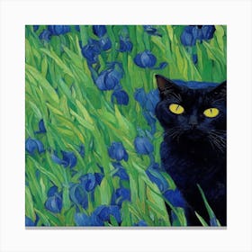 van goth black cat 1 Canvas Print