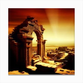 Ruins Of A City 1 Canvas Print