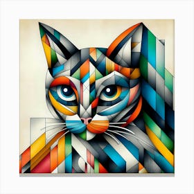 Abstract Cat 32 Canvas Print