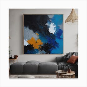 2-Abstract Painting Canvas Print