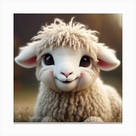 Cute Sheep Canvas Print