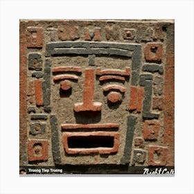 Tiwanaku priest Canvas Print