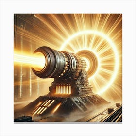 Solar Beam Focus Converted Canvas Print