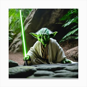 Yoda master Canvas Print