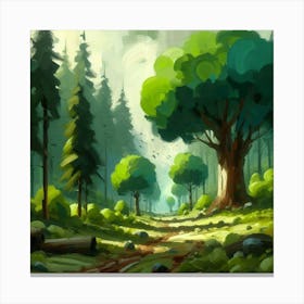 Forest Path 1 Canvas Print