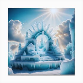 Ice Castle Canvas Print