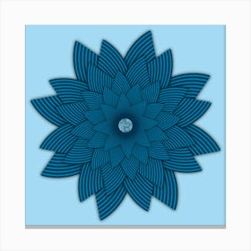 Blue Flower Canvas Print