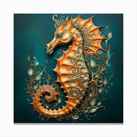 Seahorse 19 Canvas Print