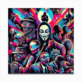 V For Vendetta 6 Canvas Print