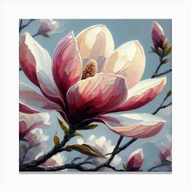 Magnolia Blossom Canvas Print