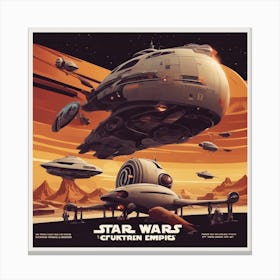 Star Wars Empire Glorious Dystopian Propaganda Art 12 Canvas Print