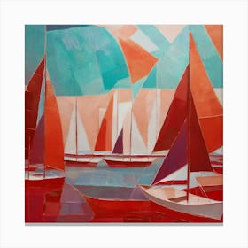 Scarlet Sails 01 Canvas Print