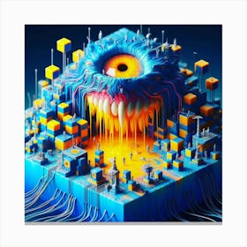 DMT ai art 009 Canvas Print