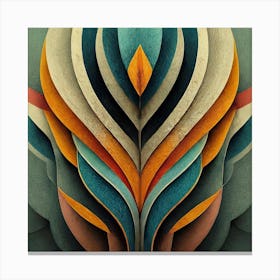 Iconic Medallion - Strange Plant Life Canvas Print