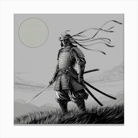 Samurai Art 14 Canvas Print