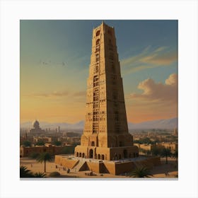 Tower Of Bahrain Canvas Print