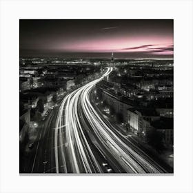 City At Night Canvas Print