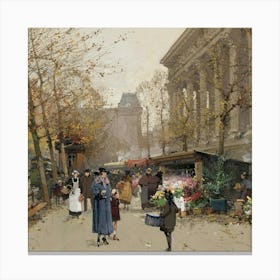 Cities Paris 4 Canvas Print