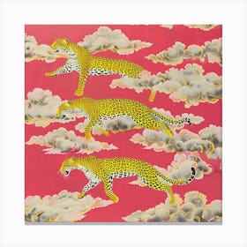 Leopards In The Sky 3 Canvas Print