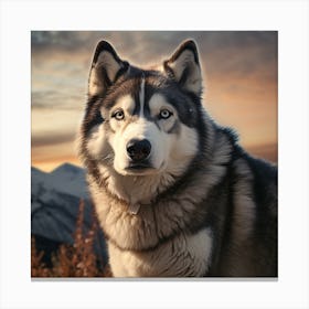 Husky Dog 3 Canvas Print