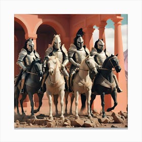 The 4 Horseman 2 Canvas Print