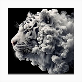 White Tiger Canvas Print