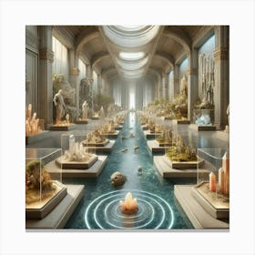 Cascade Sovereignty Exhibition Spaces Canvas Print