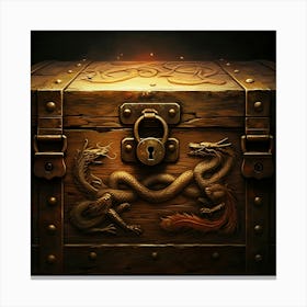 Chest of Old Canvas Print