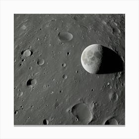 Moon photo 1 Canvas Print