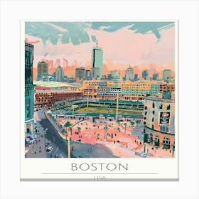 Boston Skyline Canvas Print