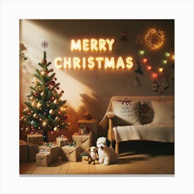 Christmas Stock Videos & Royalty-Free Footage 2 Canvas Print