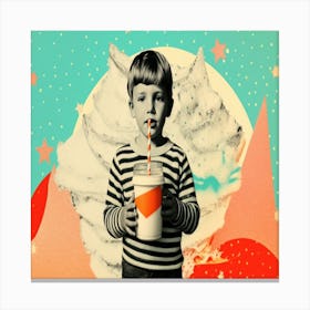 Ice Cream Man Canvas Print