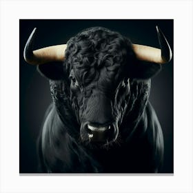 Bull Stock Photos & Royalty-Free Images Canvas Print