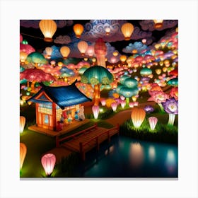 Chinese Lanterns Canvas Print