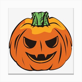 Halloween Pumpkin Canvas Print