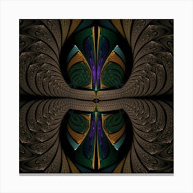 Fractal Abstract Background Pattern 4 Canvas Print