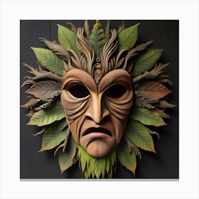 Tree Mask Canvas Print