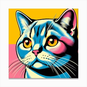 Catt. Canvas Print