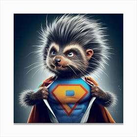 Super Hedgehog Canvas Print