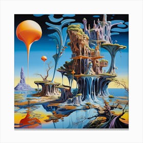 'The Floating Island' Canvas Print