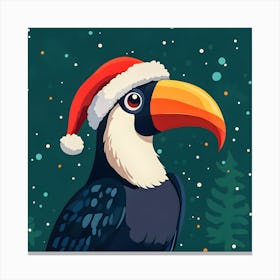 Christmas Toucan Canvas Print