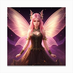 Pink Fairy Canvas Print