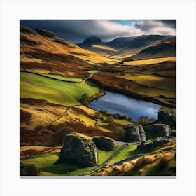 Lincolnshire Valley Canvas Print