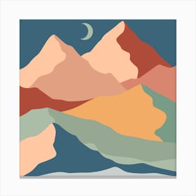 Mountain Landscape 8 Canvas Print