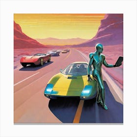 Futuristic Cars 3 Canvas Print